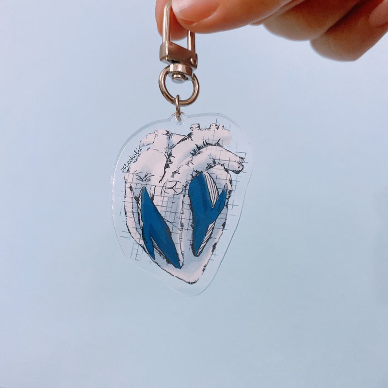 Heart of the Ocean Acrylic Keyring - Keychains - Acrylic Transparent