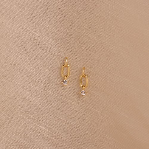 Miagoldjewel s925銀小眾輕奢高品質耳環耳釘 女生耳環 時尚簡約耳飾 通勤耳環