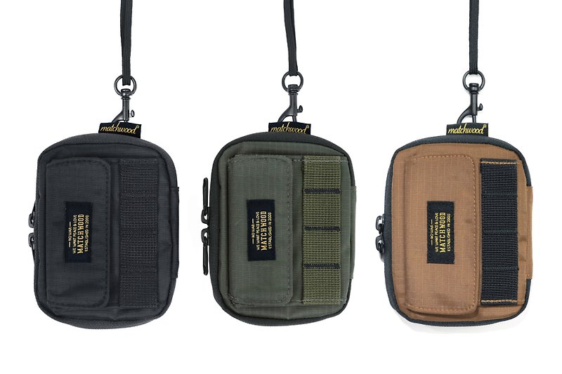 Small Bag Fusion Military Functional Storage Wallet Military Black / Military Green / Khaki - กระเป๋าสตางค์ - ไนลอน สีเขียว