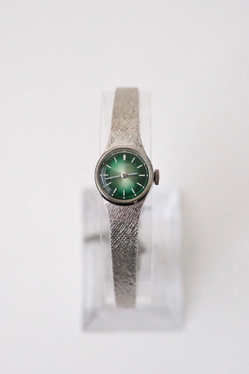 Seiko 80s-90s中古錶/復古時鐘/時鐘/老錶/vintage watch/女錶 - 女錶 - 其他金屬 銀色