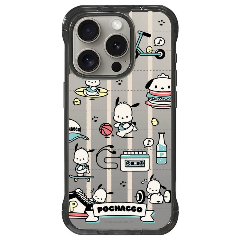 帕恰狗 運動計畫表懶人支架【標準透黑】iPhone 16 15 14 Pro Max - 手機殼/手機套 - 其他材質 透明