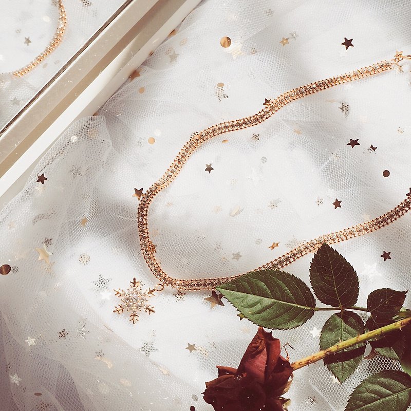 'Baby It's Cold Outside' gold plated choker - Necklaces - Other Metals Gold