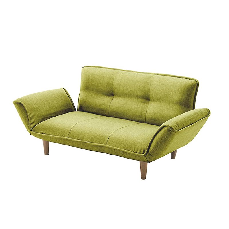 ×【邦楽の音】A01 ダブルソファベッド - 椅子・ソファー - その他の素材 グリーン