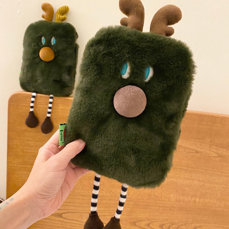 E*group Robbie's green iPhone can be placed in a mobile phone bag - กระเป๋าแมสเซนเจอร์ - ผ้าฝ้าย/ผ้าลินิน สีเขียว