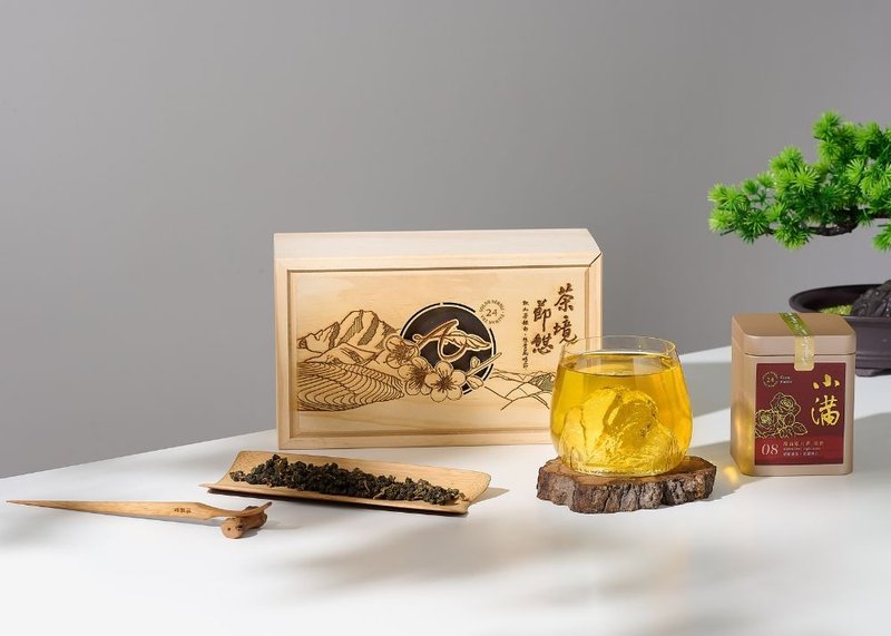 Golden Forest Wooden Box Mid-Autumn Festival Charity Gift Box Famous Craftsman Premium TCOD Taichung Original Medal Tea - ชา - วัสดุอื่นๆ 