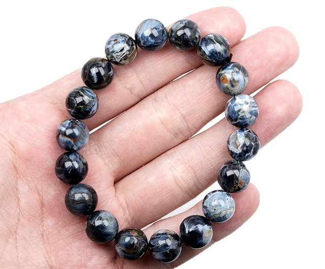 Zhengjia Jewelry] ピーター 油絵ブルー10.7-11.2mm ピーター