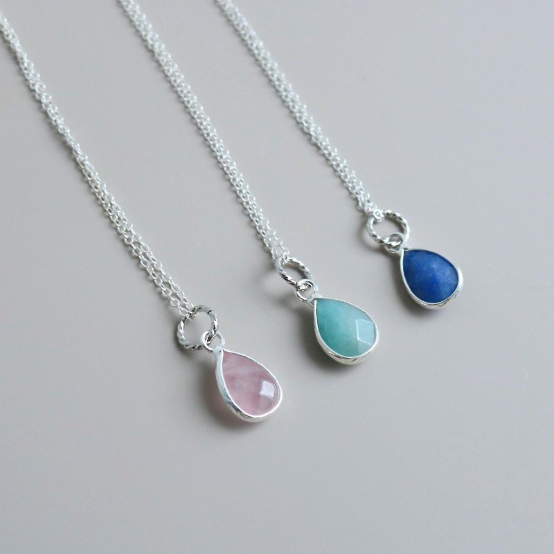 | Lola | Crystal Sterling Silver Necklace - Necklaces - Crystal Multicolor