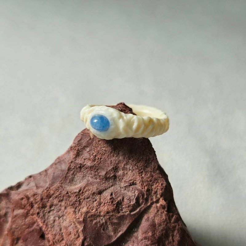 Deer's corner Afganite ring 5.5 - General Rings - Gemstone Blue