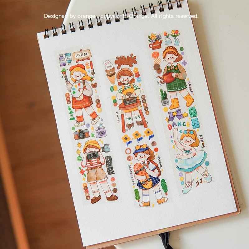 Funny Human Pocket and Washi Tape - Washi Tape - Paper 