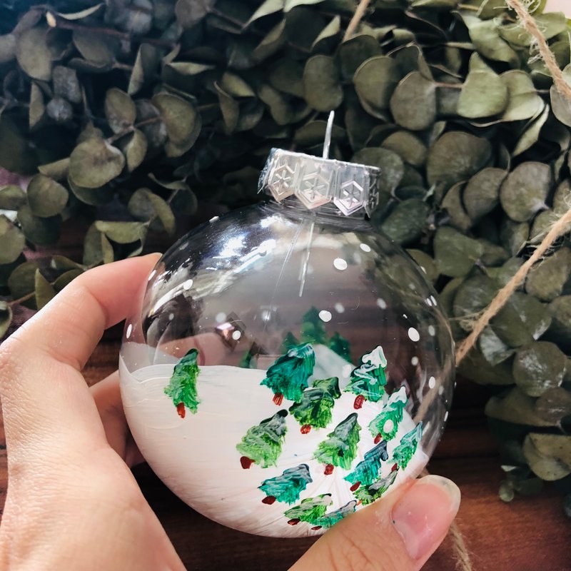 手绘聖誕裝飾球 - 擺飾/家飾品 - 塑膠 多色