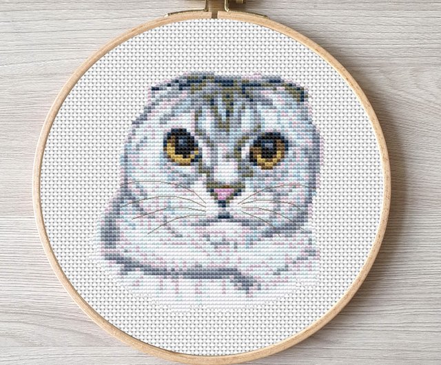 刺繍キッチンクロス（ティータオル ）｜イヌとネコ 7days 7種