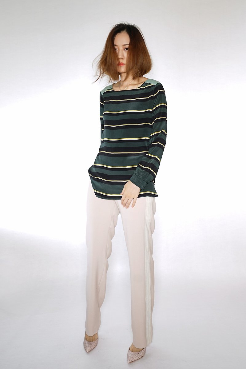 OUD original. Soft Stretchy Pants With Side Trim Detail. - Women's Pants - Polyester 