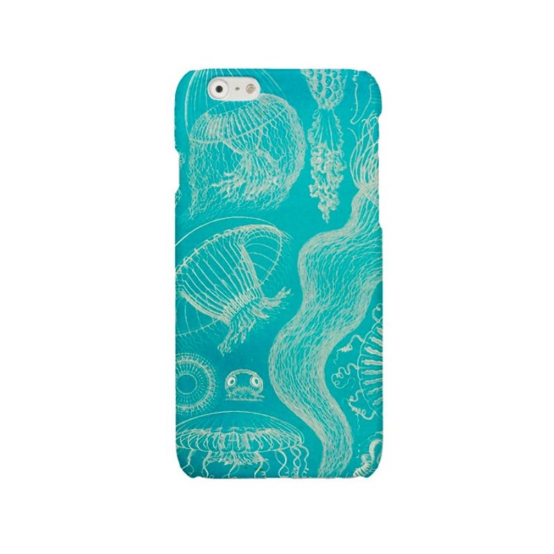 Samsung Galaxy case iPhone case Phone case blue jellyfish 709 - Phone Cases - Plastic 