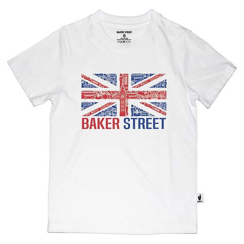 英國 BAKER STREET 貝克街 Union Jack 英國國旗 童裝短T