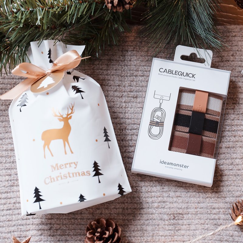 風格質感線材收納組 - 三入 | 附風格禮物包裝 | 交換禮物 - 捲線器/電線收納 - 真皮 多色