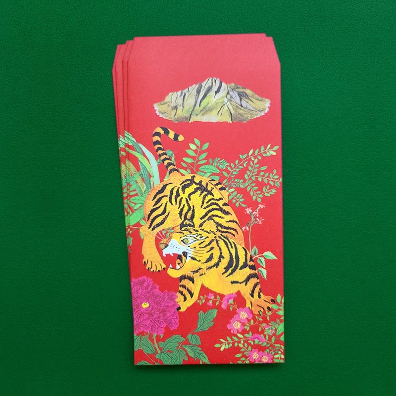 Fu Beast Nafu Series Red Packets-Fuhu Tianfu (5pcs) - Chinese New Year - Paper Red