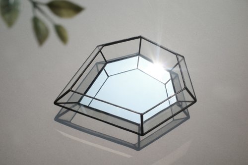 LUMIROOMI 璃光之間 Apex/六邊多面鏡/玻璃吊飾/擺飾/鏡子/鑲嵌玻璃