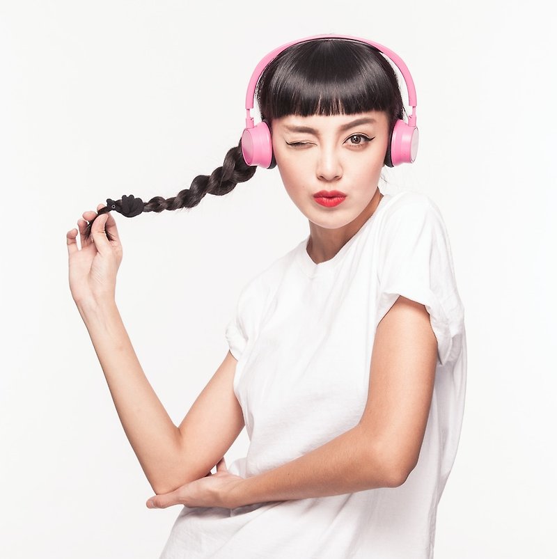 BRIGHT JOYNFC wireless bluetooth headset wild berry peach - Headphones & Earbuds - Plastic 