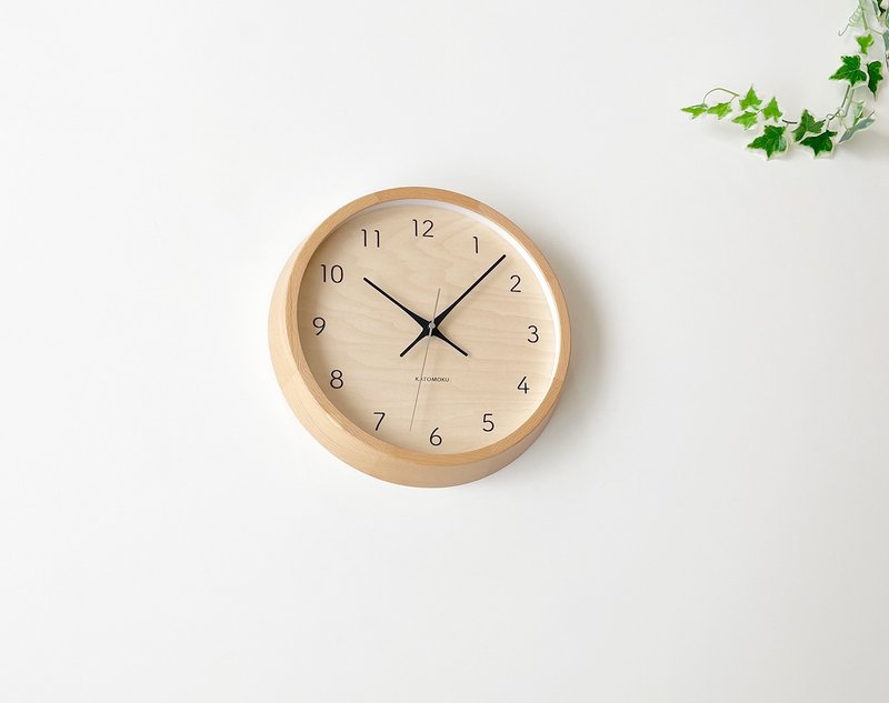 KATOMOKU muku clock 7 Plywood Dail (km-83NA) wall clock  made in japan - Clocks - Wood Khaki