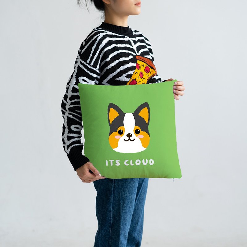 Corgi pillow square pillow can change the background color - หมอน - วัสดุอื่นๆ หลากหลายสี