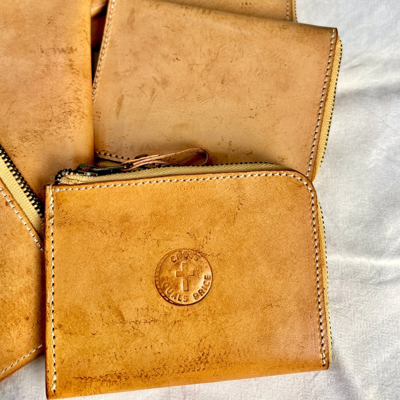 Genuine Leather Coin Purse-Real Price Cross=Price Defective Products Cleared - Coin Purses - Genuine Leather 