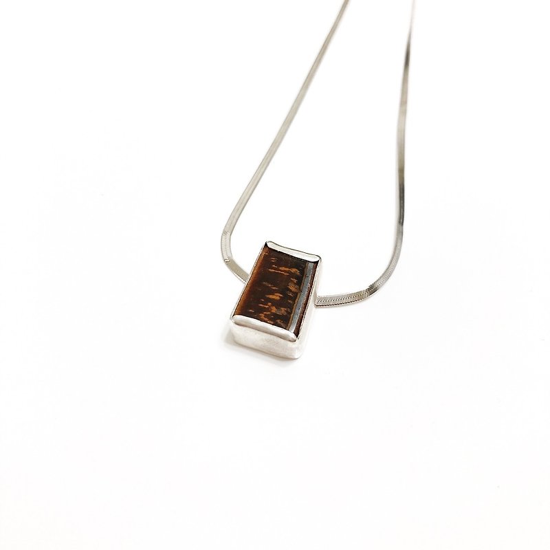MEACHA - Semi- Gemstone sterling silver necklace - สร้อยคอ - เครื่องประดับพลอย 