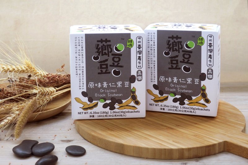 薌園-薌豆豆原味青仁黑豆 180g/30gx6入 - 零食/點心 - 紙 