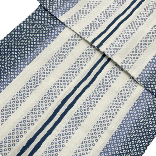 Men's cotton yukata belt 2-piece set SML size Z32-07A yukata