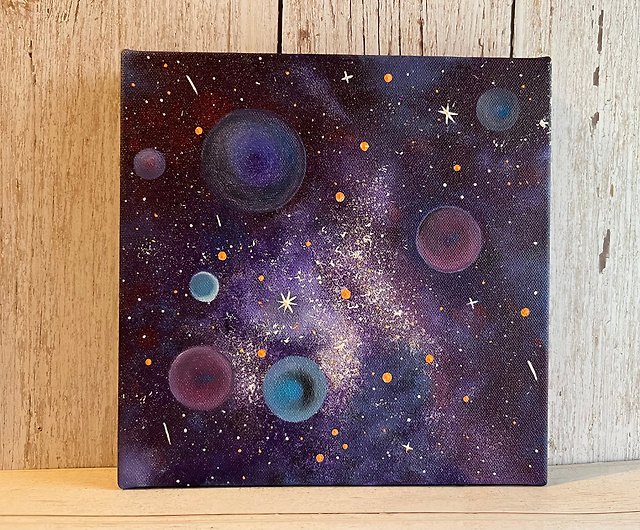 universe acrylic painting