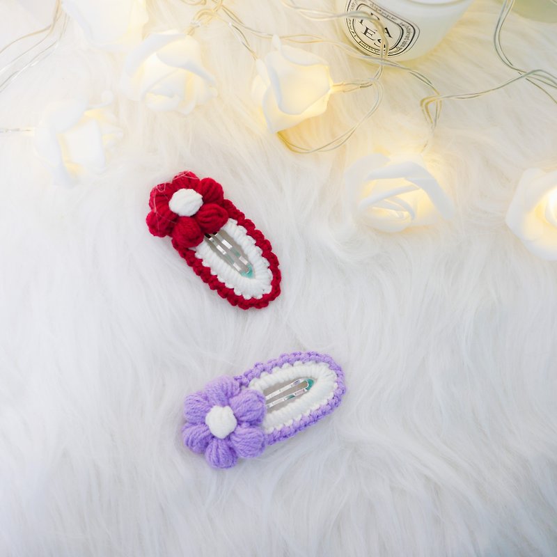 Crochet Hairclip (BUY 3 GET 1 FREE) - Hair Accessories - Other Materials Multicolor