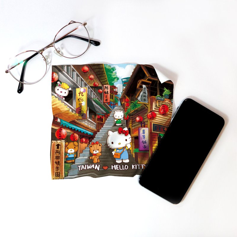 Hello Kitty 萬用布 觀光九份款 台灣限定=布漾獨家=三麗鷗授權 - 眼鏡盒/眼鏡布 - 其他材質 多色