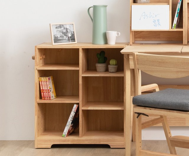 Wooden Kids study table with storage Rack