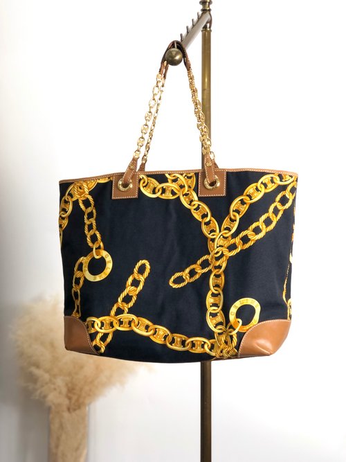 LaIavintage【美品CELINEセリーヌ黒マカダブラゾントートバッ LaIavintage様専用【美品CELINEセリーヌ黒マカダブラゾン