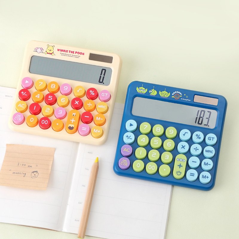 迪士尼復古造型計算機-Disney小熊維尼 三眼怪 文具 - 其他 - 其他材質 多色