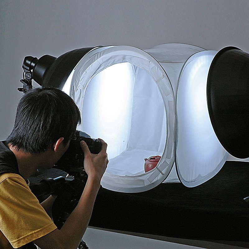【商品攝影】柔光摺疊攝影棚 | Keystone - 菲林/即影即有相機 - 尼龍 白色
