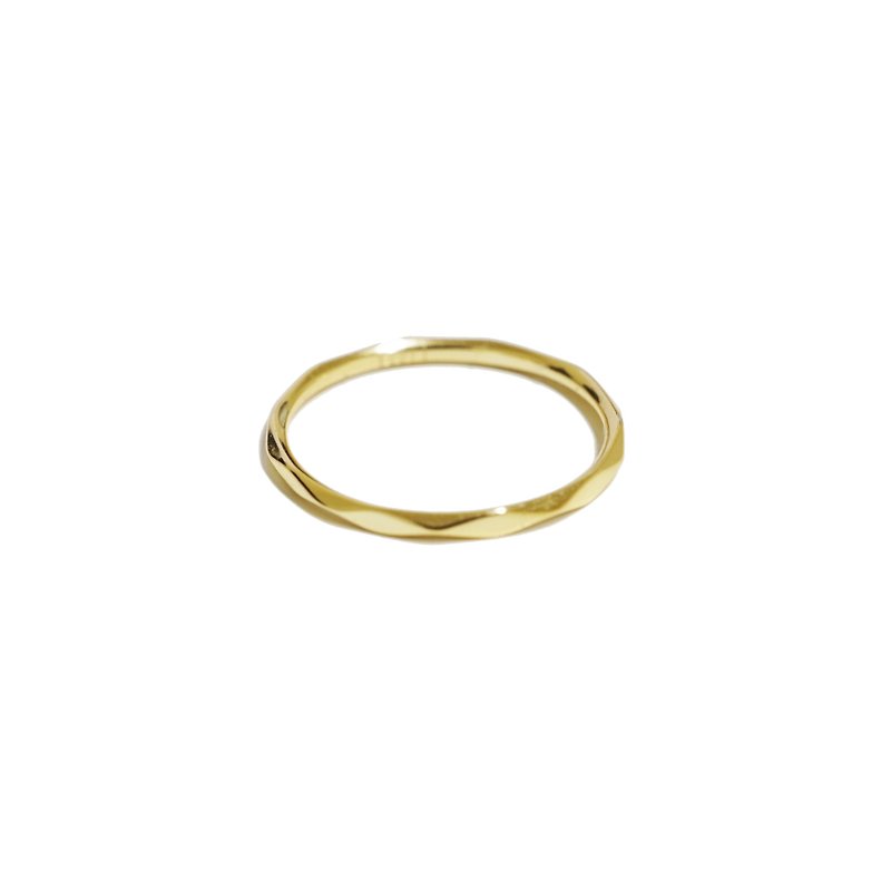 DECAGONAL RING ( SILVER/ 18K GOLD/ ROSEGOLD ) - General Rings - Sterling Silver Silver