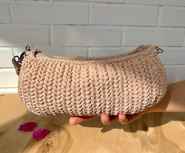 LV Inspired Crocheted Shoulder Bag / Handbag 