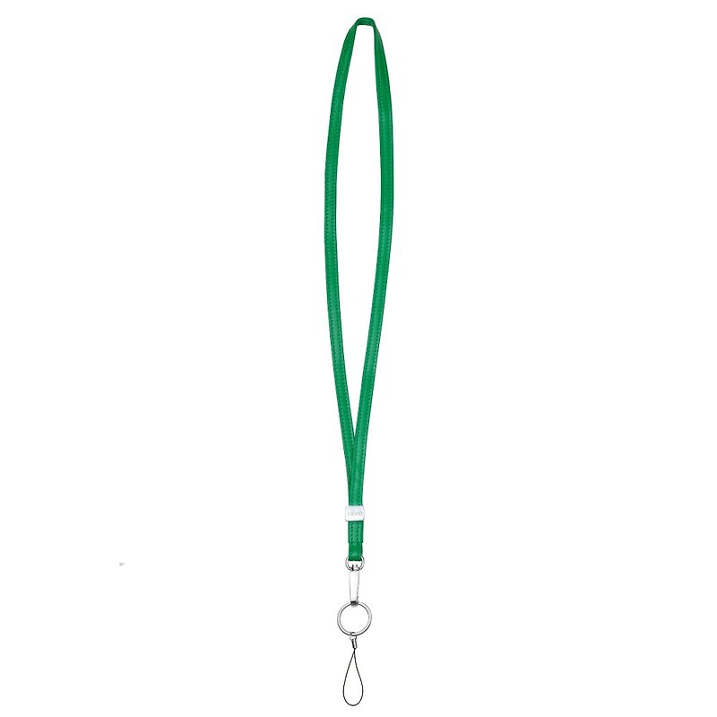 [LIEVO] ACCESSORY-Lambskin Neck Strap_Forest Green - Other - Genuine Leather Green