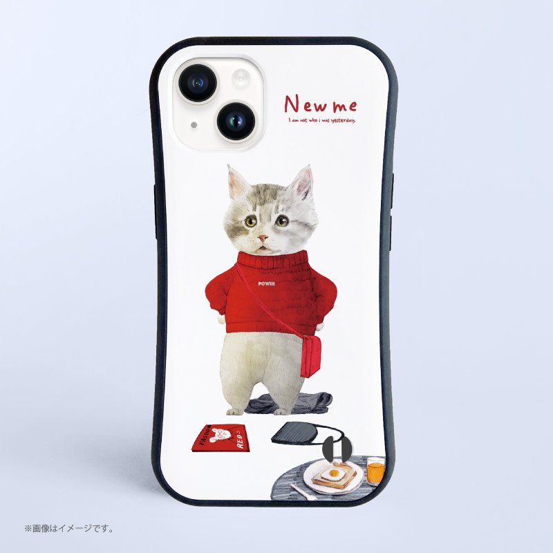 NEW ME/耐衝撃グリップiPhoneケース - 手機殼/手機套 - 塑膠 白色