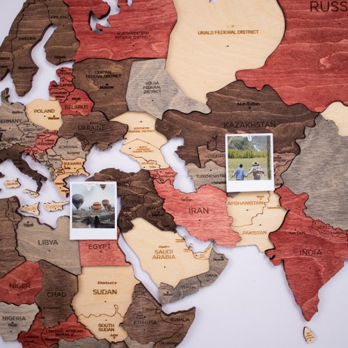 Wooden Map, Large Wall Art, Wood World Map, Unique Home Decor Puzzle - Shop  EnjoyTheWood Wall Décor - Pinkoi