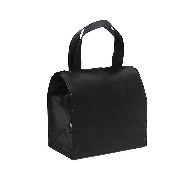 Lunch Bag / Shin Design Thermal Washable Paper Bag - Lunch Boxes - Waterproof Material Black