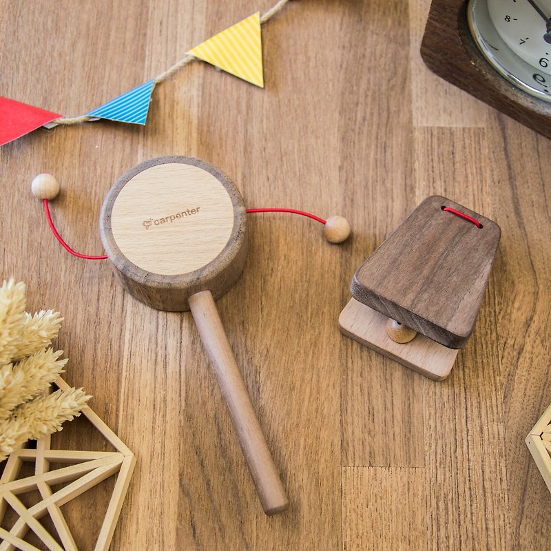 Taiwanese folk toys - Instrument set - Kids' Toys - Wood Brown