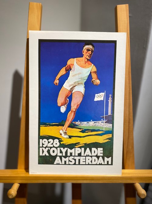 酷鴞藝術 Dead Poets Society Vintage限量版奧運紀念海報- 1928年第9屆荷蘭阿姆斯特丹奧運會