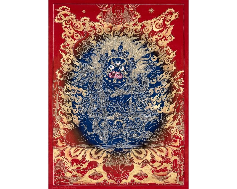 伯納根查瑪哈卡拉唐卡 法的猛護者 - 壁貼/牆壁裝飾 - 其他材質 多色