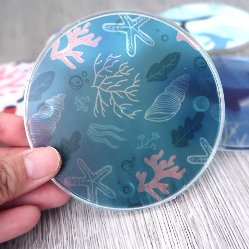 Christmas Fast Shipping Graduation Healing Gift] Celebration  Series/Waterproof Acrylic Coasters 5 in a set - Shop patcherdesign Other -  Pinkoi