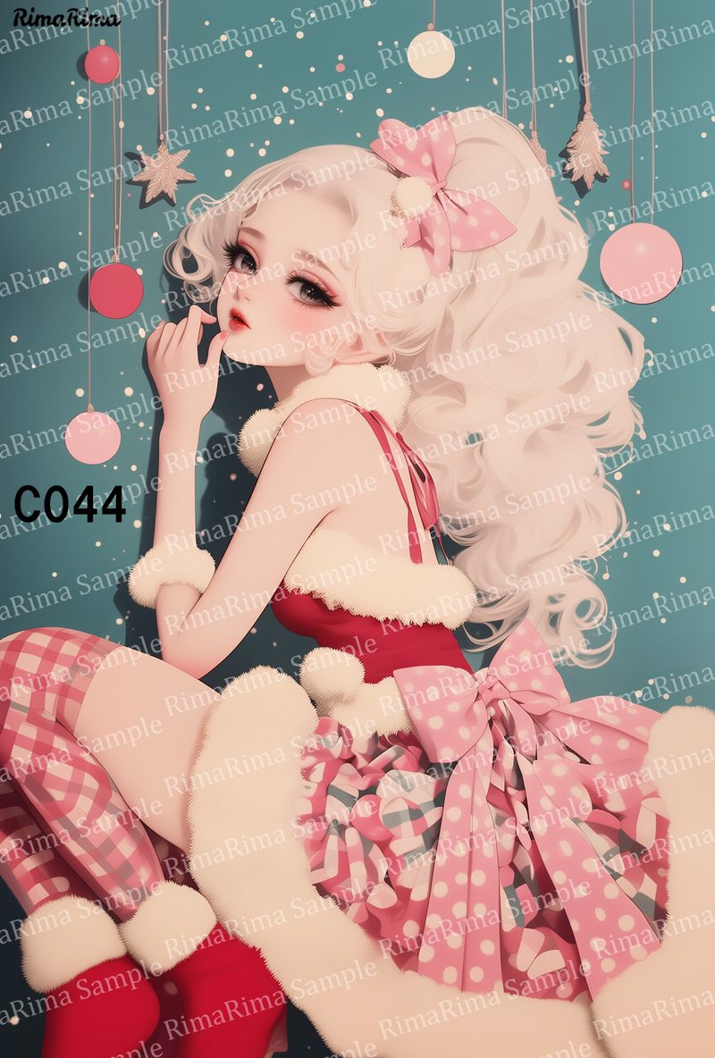 C044  オリジナルステッカー オリジナル人物ステッカー ステッカー シール りまりま  RimaRima - 貼紙 - 紙 