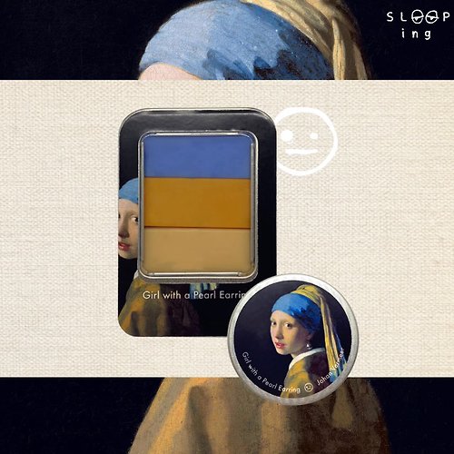 sleep-ing Artist Candle Collection _ Girl with a Pearl Earring (Johannes Vermeer). 52 g.