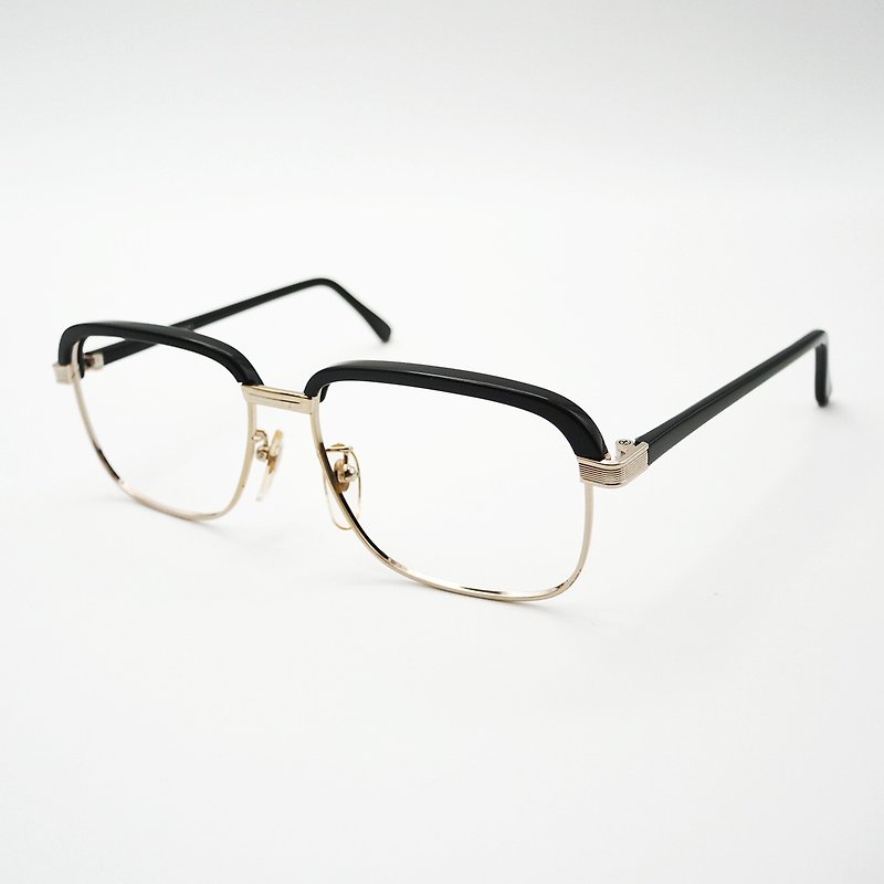 Monroe glasses shop / Japan 90 eyebrows Phnom Penh glasses frame no.A12 vintage - Glasses & Frames - Precious Metals Gold