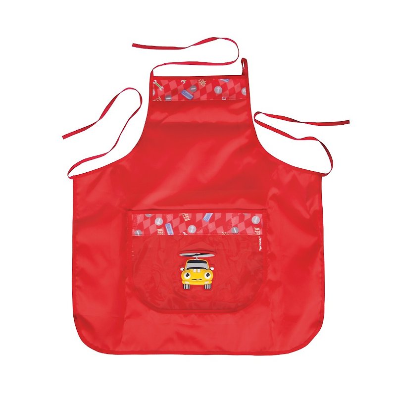 Tiger Family Painting Apron - Flying BUBU - Other - Waterproof Material Red