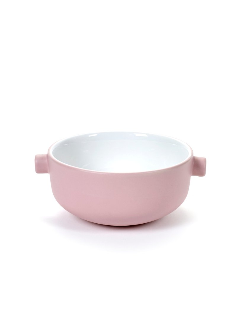 [Belgium SERAX] Happy Everyday Soup Bowl (Pink) - ถ้วยชาม - วัสดุอื่นๆ สึชมพู